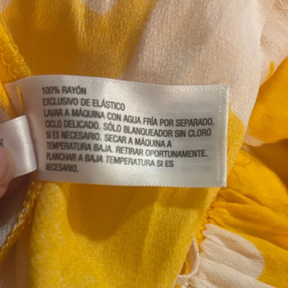 Diane Von Furstenberg Yellow and White Maxi Dress - Picture 7 of 7